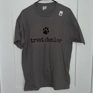 Port and Company Gray 'Treat Dealer' Short Sleeve Tee
